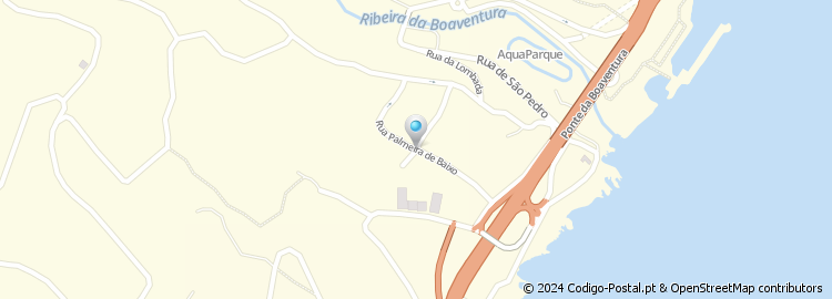 Mapa de Rua Palmeira de Baixo