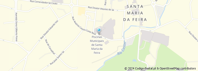 Mapa de Rua António Castro Corte Real