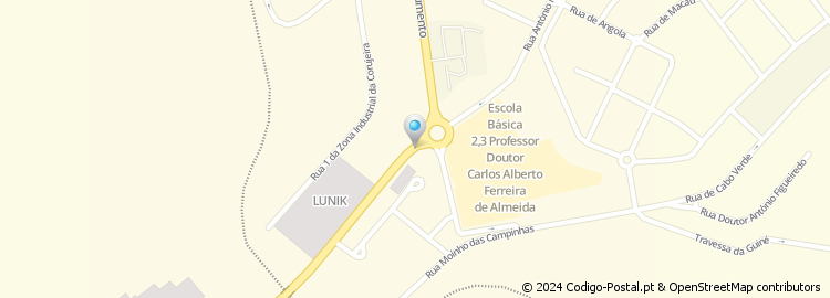 Mapa de Rua António Martins Soares Leite