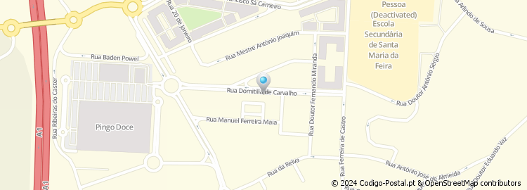 Mapa de Rua Domitilia Carvalho