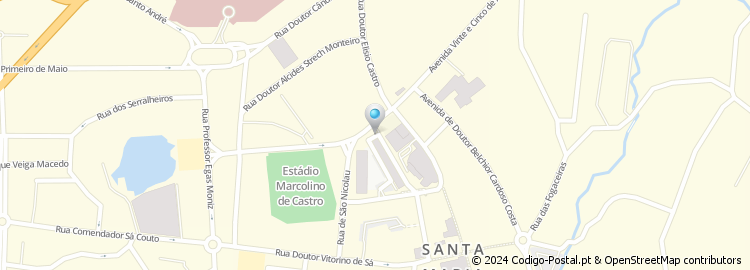 Mapa de Rua Doutor António Carlos Ferreira Soares