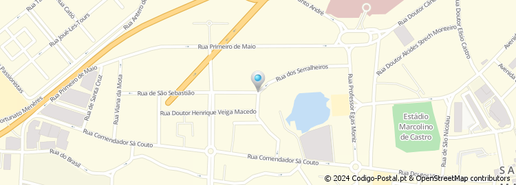 Mapa de Rua Doutor Aurélio Pinheiro