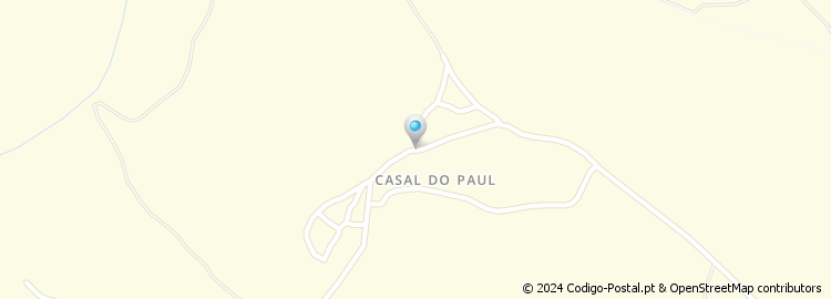 Mapa de Casal do Paúl