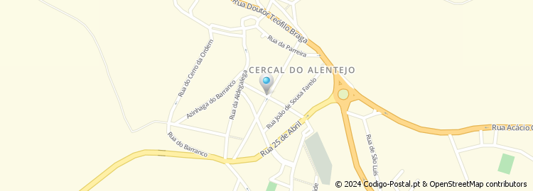 Mapa de Rua do Bairro Zeca Afonso