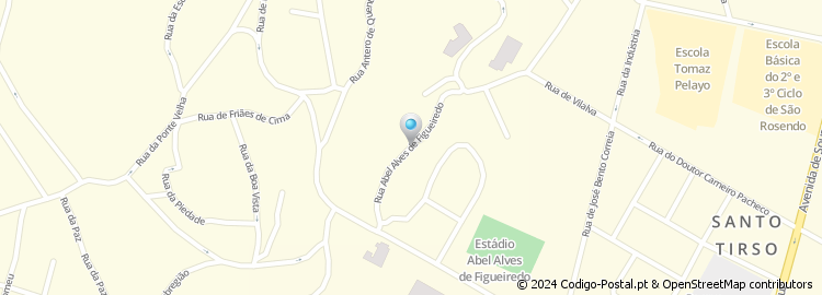 Mapa de Rua Abel Alves Figueiredo