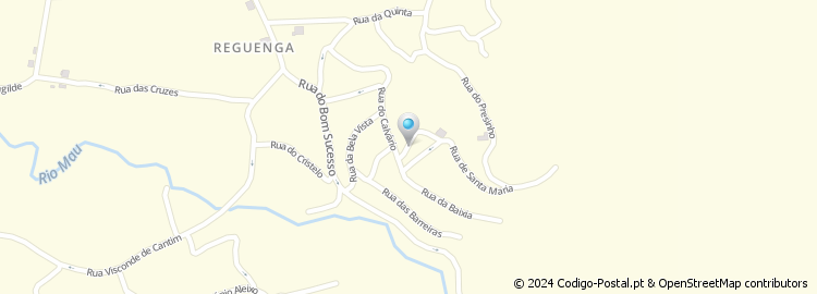 Mapa de Rua da Capela Velha