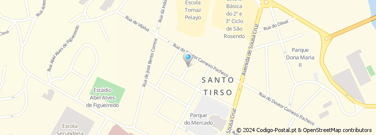 Mapa de Rua José Cavadas