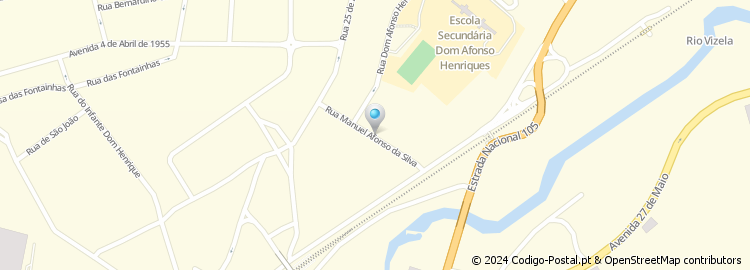 Mapa de Rua Manuel Afonso Silva