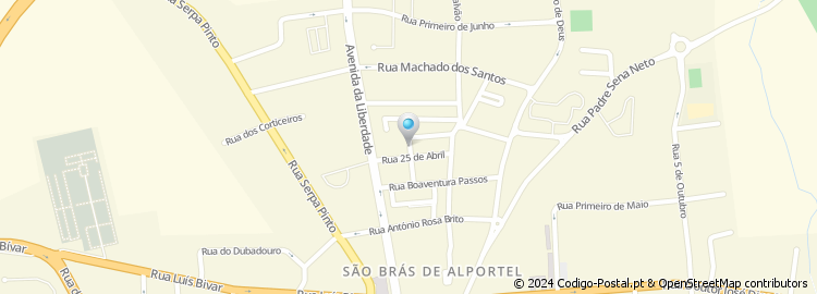Mapa de Rua Bernardo Rodrigues de Passos