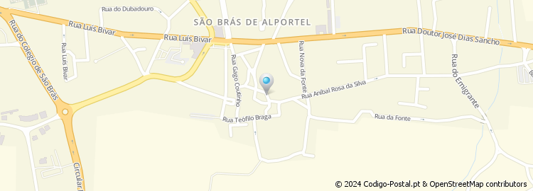 Mapa de Rua Ferreira de Almeida
