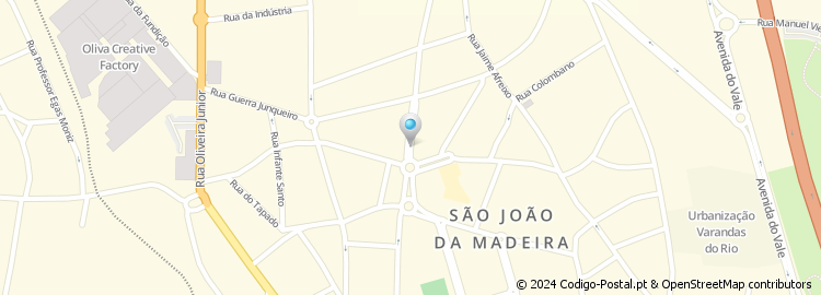 Mapa de Rua Alão de Morais