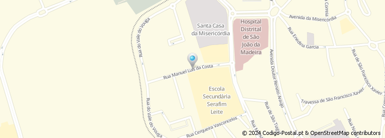 Mapa de Rua Manuel Luís da Costa