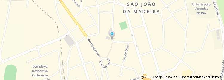 Mapa de Rua Padre Oliveira