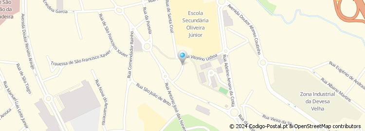 Mapa de Rua Vitorino Lisboa
