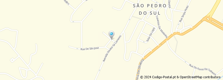 Mapa de Rua Alto de Santo António