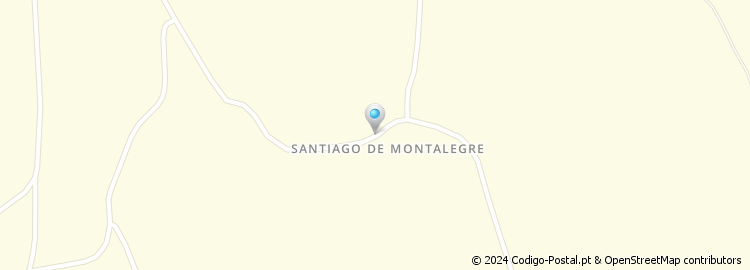 Mapa de Santiago de Montalegre