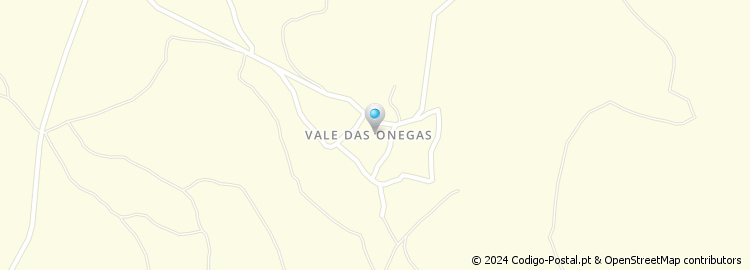 Mapa de Vale das Onegas