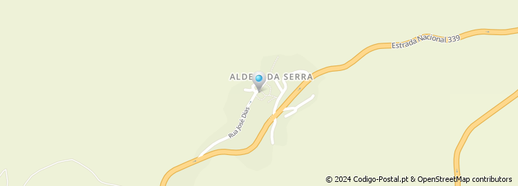 Mapa de Aldeia da Serra