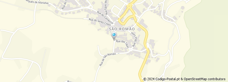 Mapa de Travessa da Rua São Romão