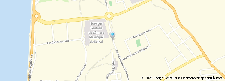 Mapa de Avenida Manuel da Fonseca