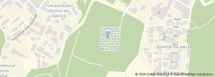Mapa de Parque Clube Recreativo e Desportivo de Miratejo
