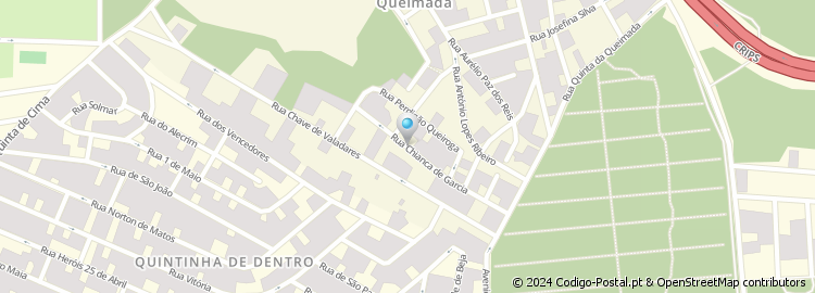 Mapa de Rua Chiança de Garcia