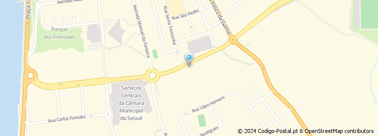 Mapa de Rua Fernando de Sousa