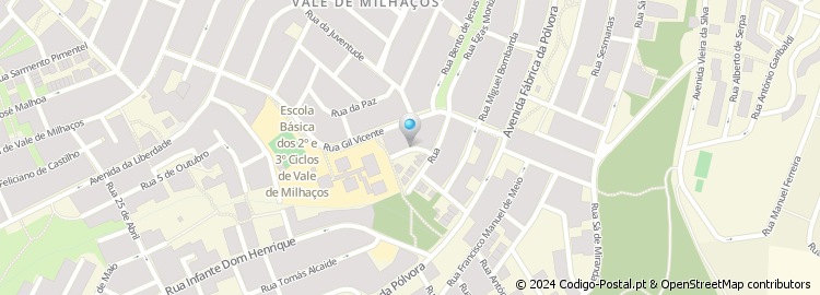 Mapa de Rua Garcia de Orta