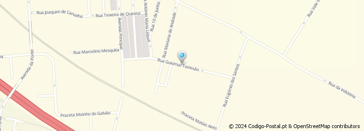 Mapa de Rua Guiomar Torresão