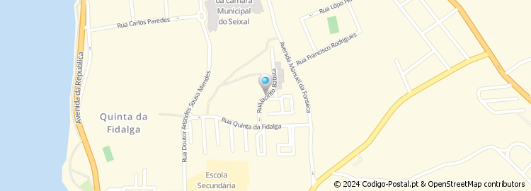 Mapa de Rua Jacinto Batista