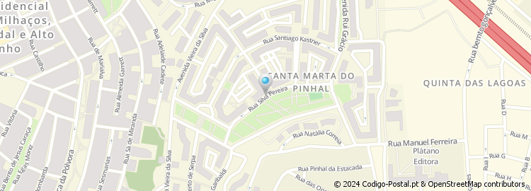 Mapa de Rua Silva Pereira