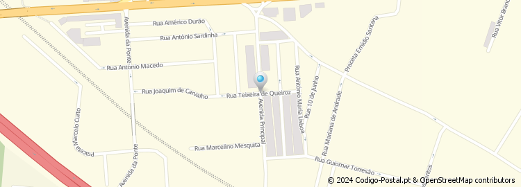 Mapa de Rua Teixeira de Queirós