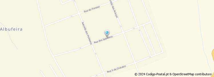 Mapa de Rua da Garça-Branca