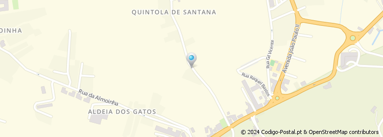 Mapa de Rua Quintola de Santana