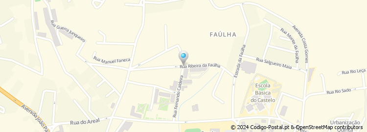 Mapa de Rua Ribeira da Faúlha