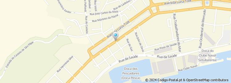 Mapa de Rua Barão do Rio Zêzere