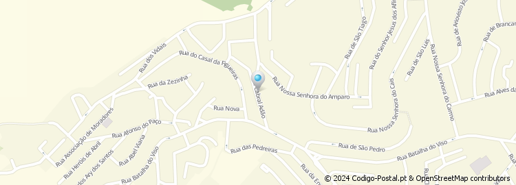 Mapa de Rua Cabral Adão