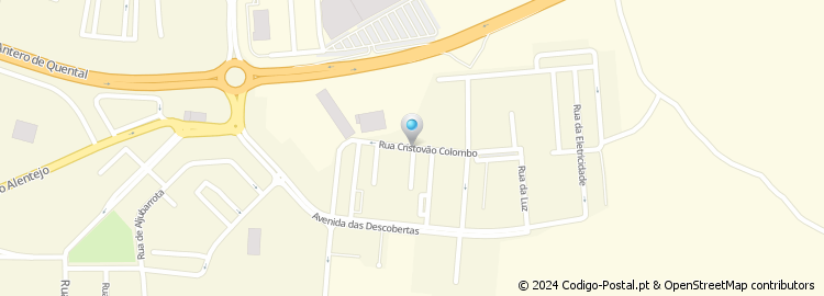 Mapa de Rua Cristóvão Colombo