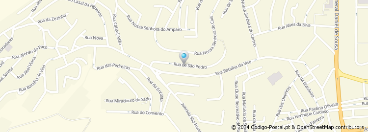 Mapa de Rua de São Pedro