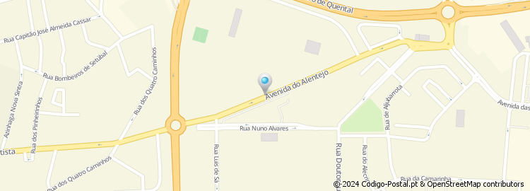 Mapa de Rua do Carvalho Português