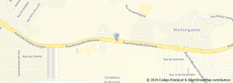 Mapa de Rua Fernando Motrena