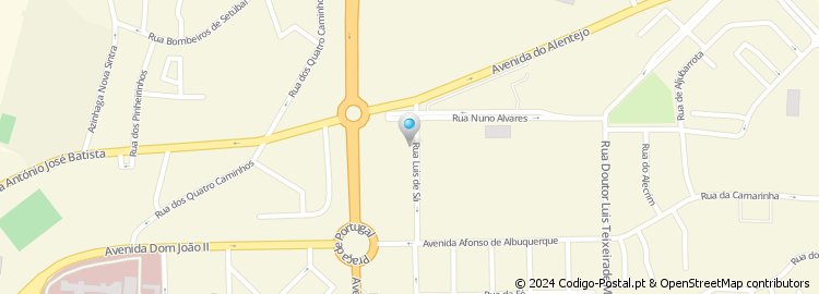 Mapa de Rua Luís Sá