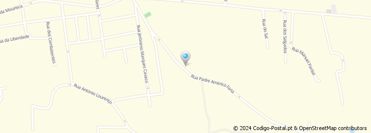 Mapa de Rua Padre Américo Faria