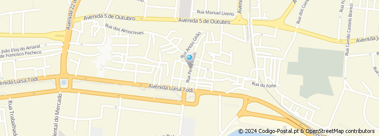 Mapa de Rua Pereira Cão