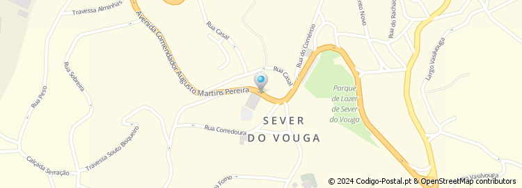 Mapa de Rua Comendador Augusto Martins Pereira
