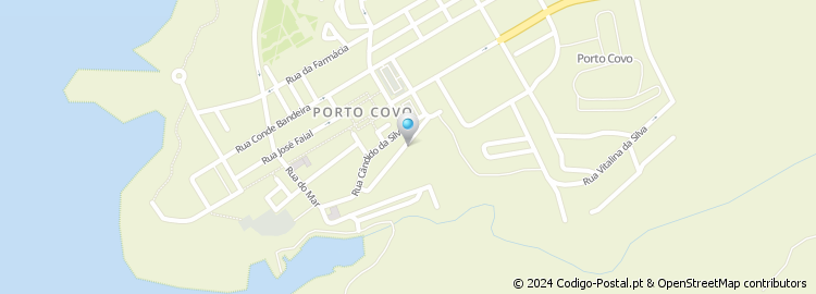 Mapa de Baia de Porto Covo