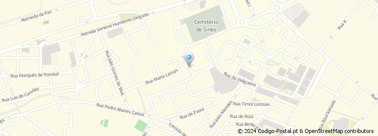 Mapa de Rua Joaquim Guerrinha