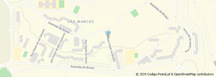 Mapa de Praceta Cidade de Brasília