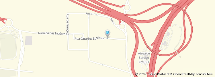 Mapa de Rua Catarina Eufémia