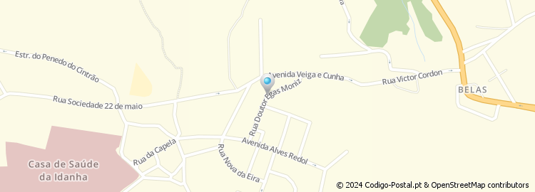 Mapa de Rua Doutor Egas Moniz
